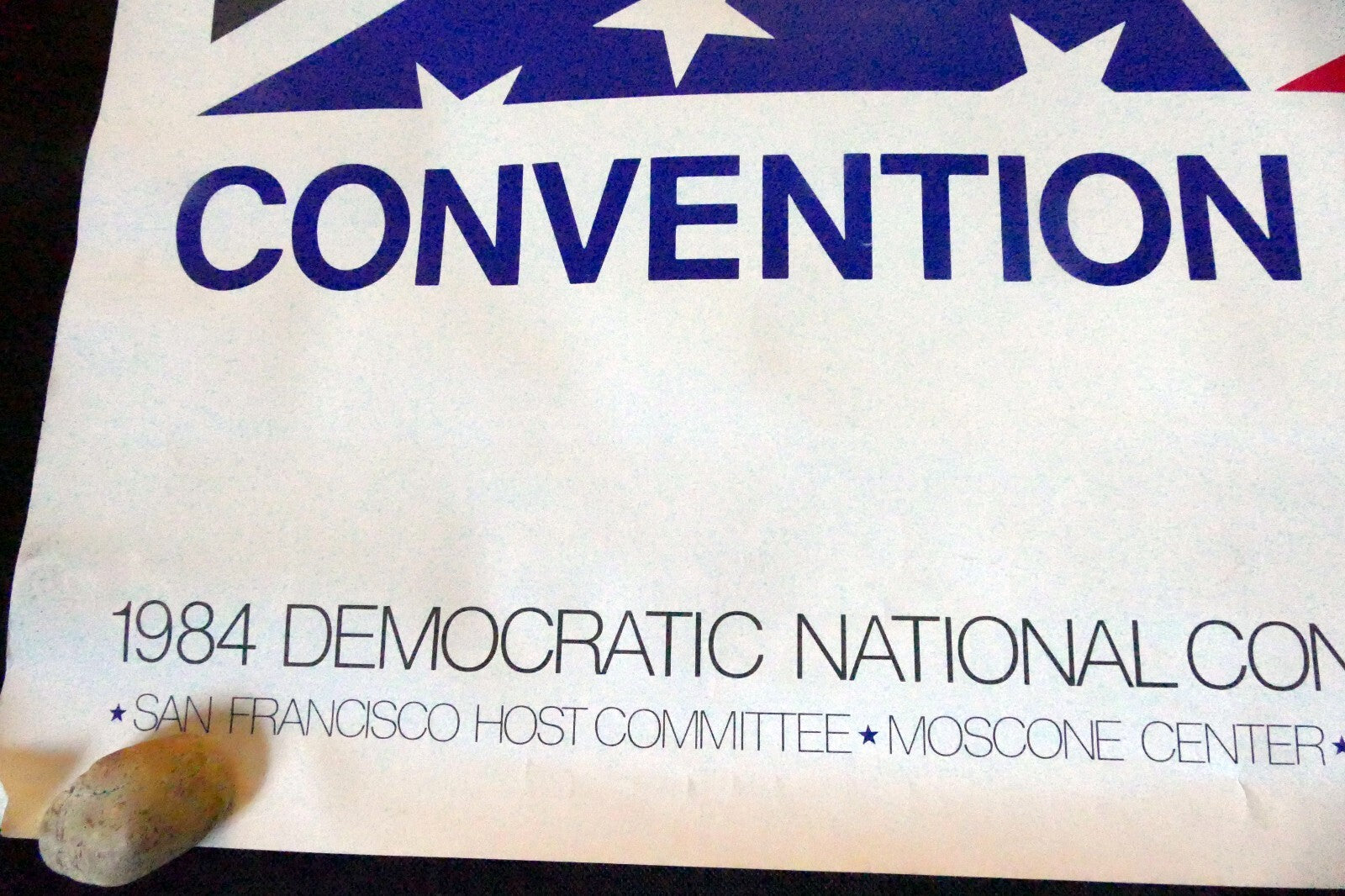 POSTER SAN FRANCISCO DEMOCRATIC PARTY NATIONAL CONVENTION MASCONE  1984
