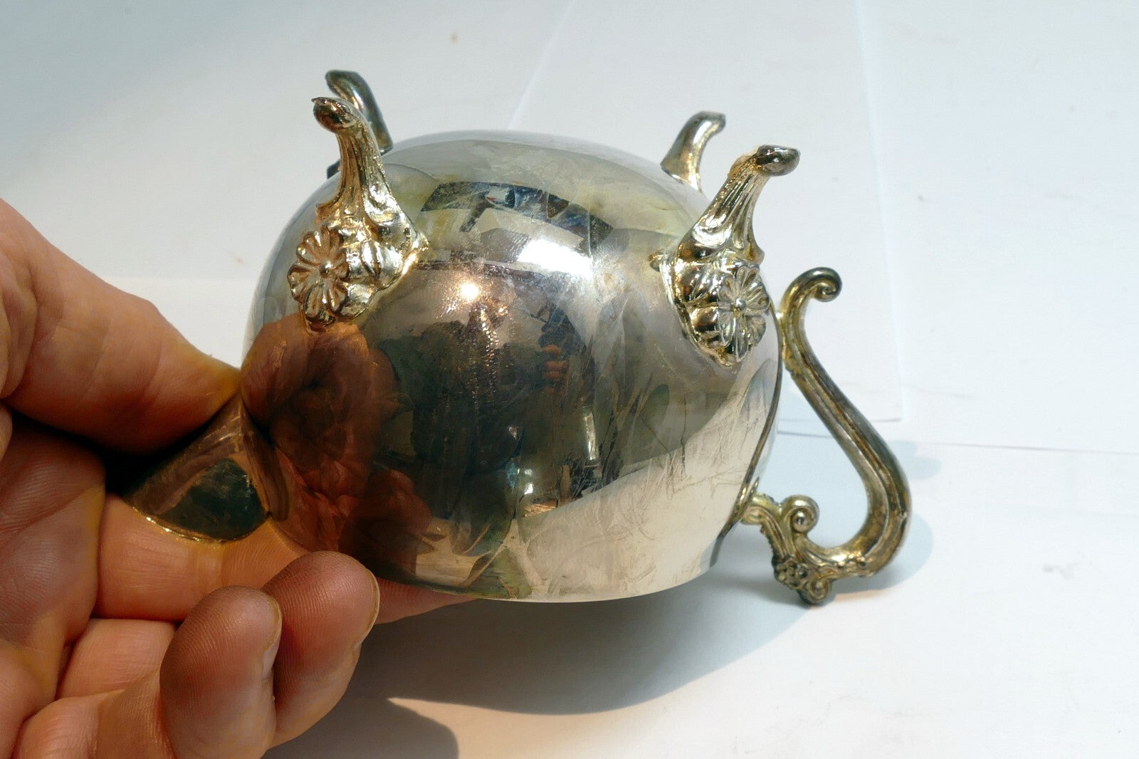 SILVER  PLATE  CREAMER  made in Indonesia