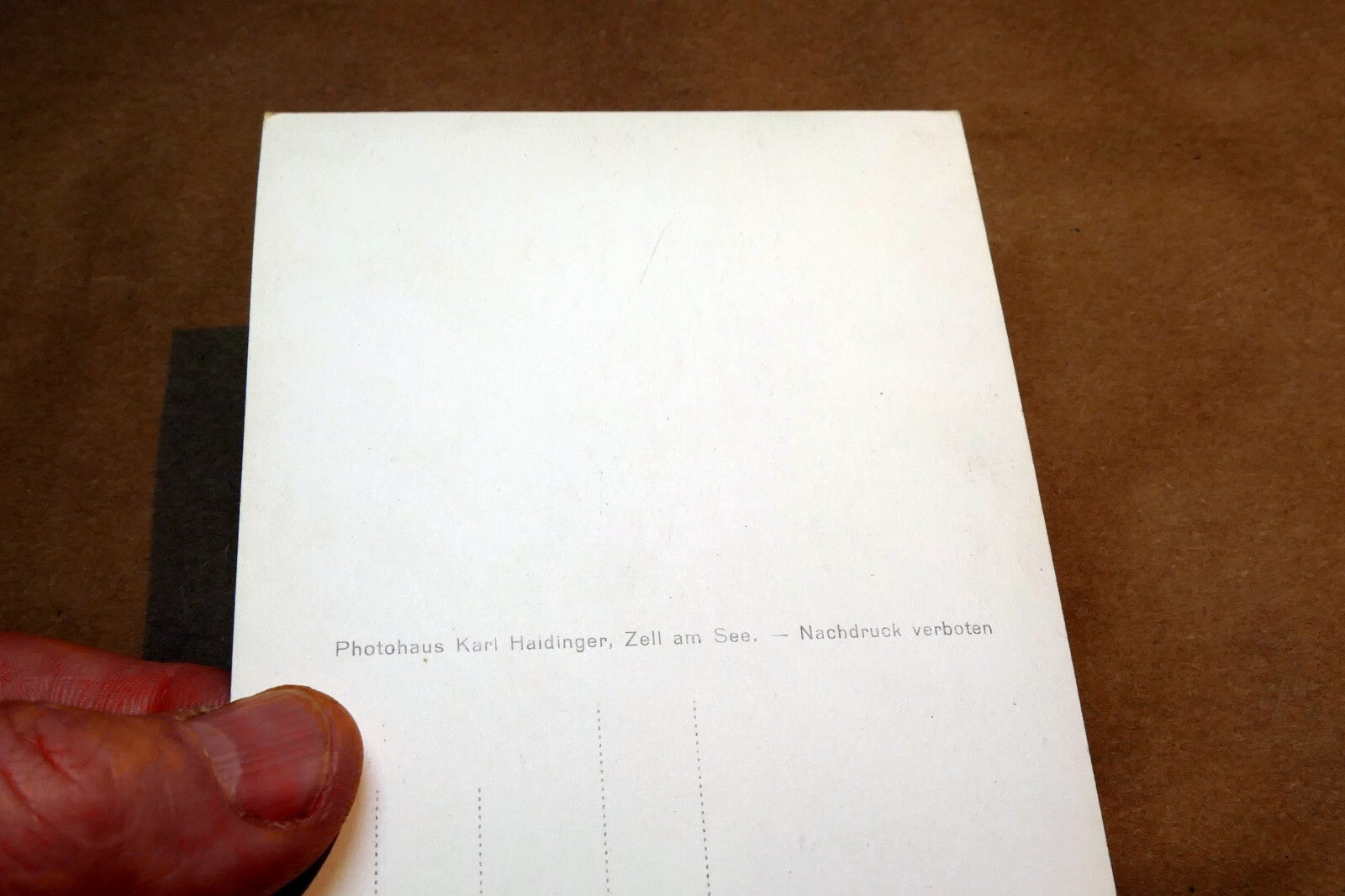 Hoher Tenn Alps  Austria postcard 1940's  - unposted