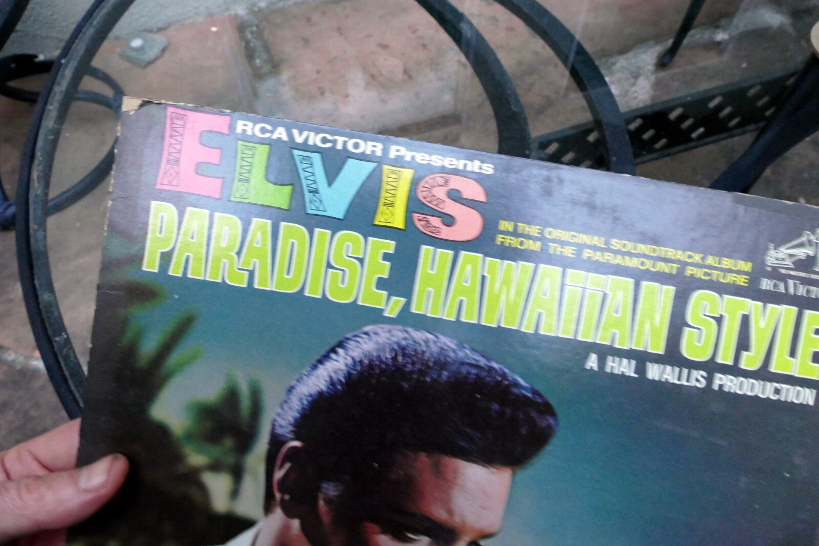 1966 Elvis Presley Paradise Hawaiian Style  LPM-3643 - ALBUM ART COVER ONLY