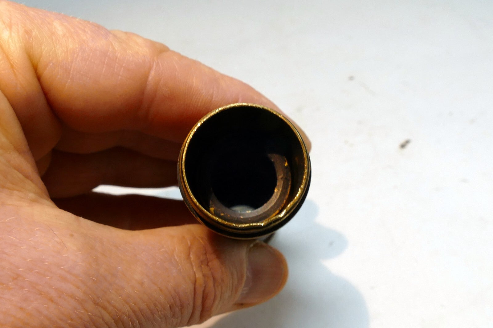 Antique Telescope Brass Nautical Spyglass 19th century - missing front glass