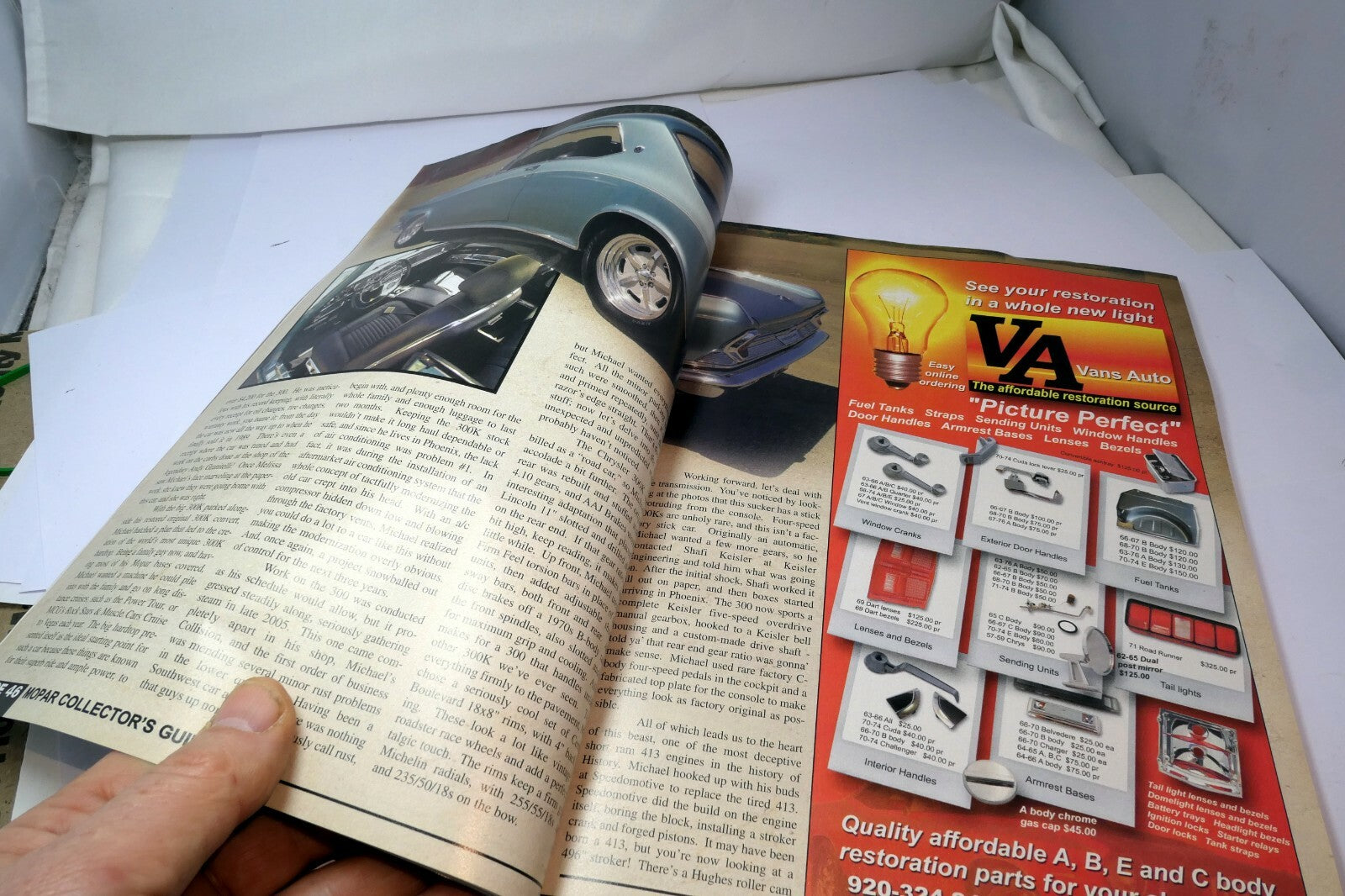 MOPAR Collector's Guide Magazine December 2008 Charger III Body ShortRam 300 T/A