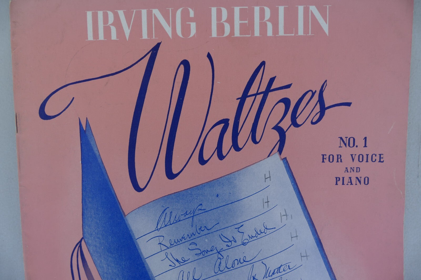 Irving berlin waltzes collection no 1 and no 2 sheet music 1945 by irving berlin