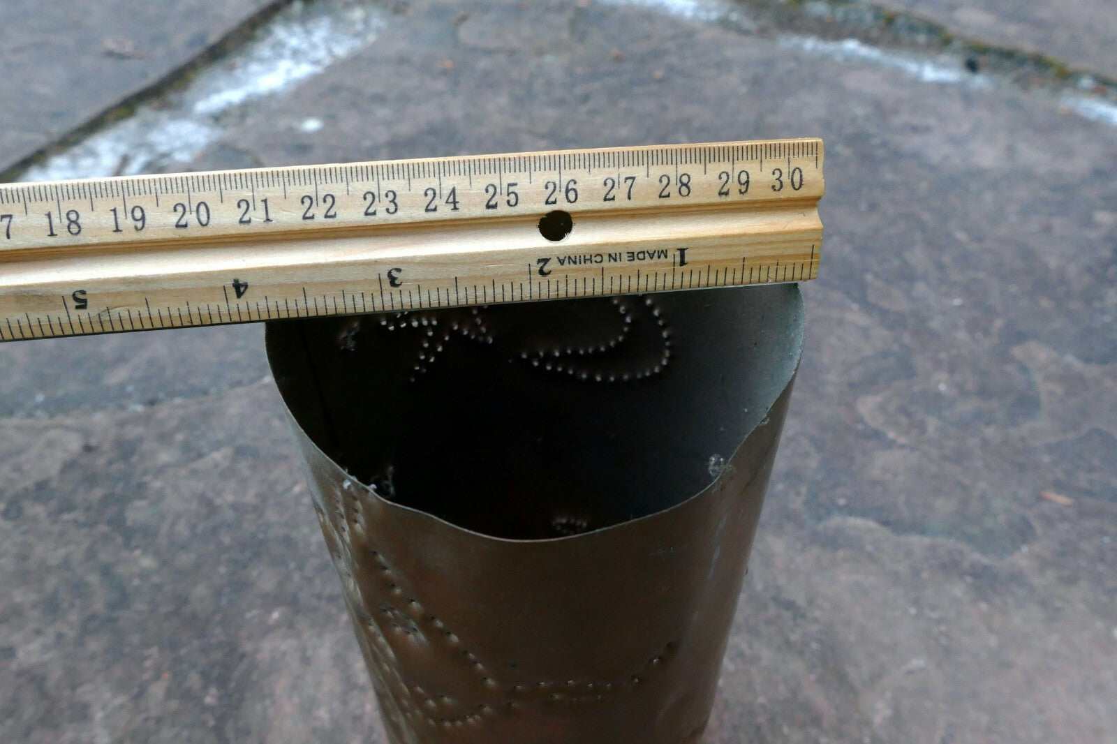 Bronze metal Cover Incense Burning Burner vintage Home made with stars eye moon
