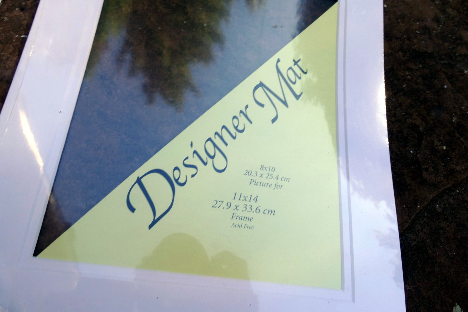 Designer Mat Gallery Quality Hand-Cut Beveled Edge Mat 11X14" Frame 2 pack 8X10