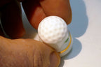 Porcelain Thimble Souvenir Pink Tulip Flower  gold rim