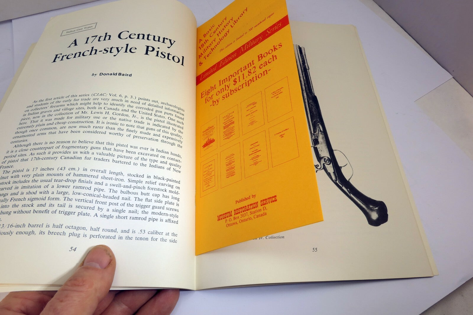 The Canadian Journal Of Arms Collecting Vol 6, No 2 May 1968 L-C 15 U-C I 17