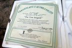 NORMAN ROCKWELL Tree Brigade Plate 1993 84-R70-1.20 Knowles COA
