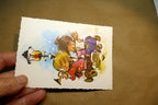 Adolf KORSCH VERLAG Postcard Munchen Two Boys playing music - Unposted Art