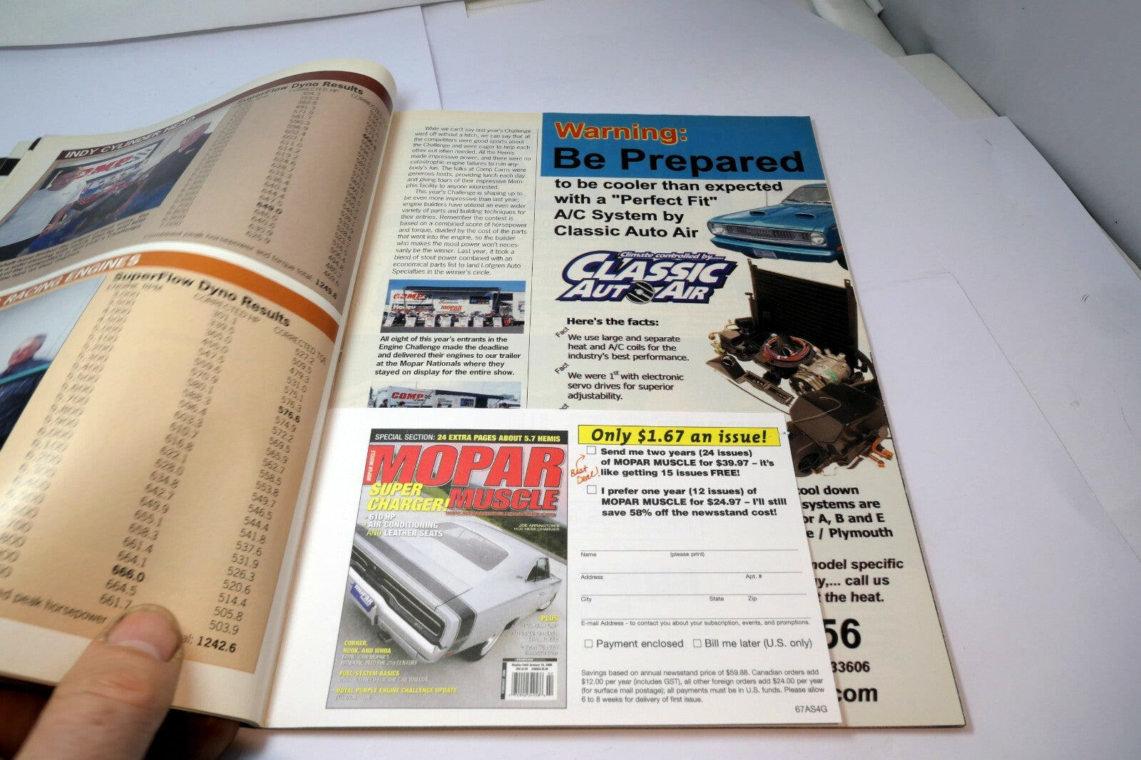 MOPAR Muscle Magazine January 2007  painting 101 B-Body Sport Suspension