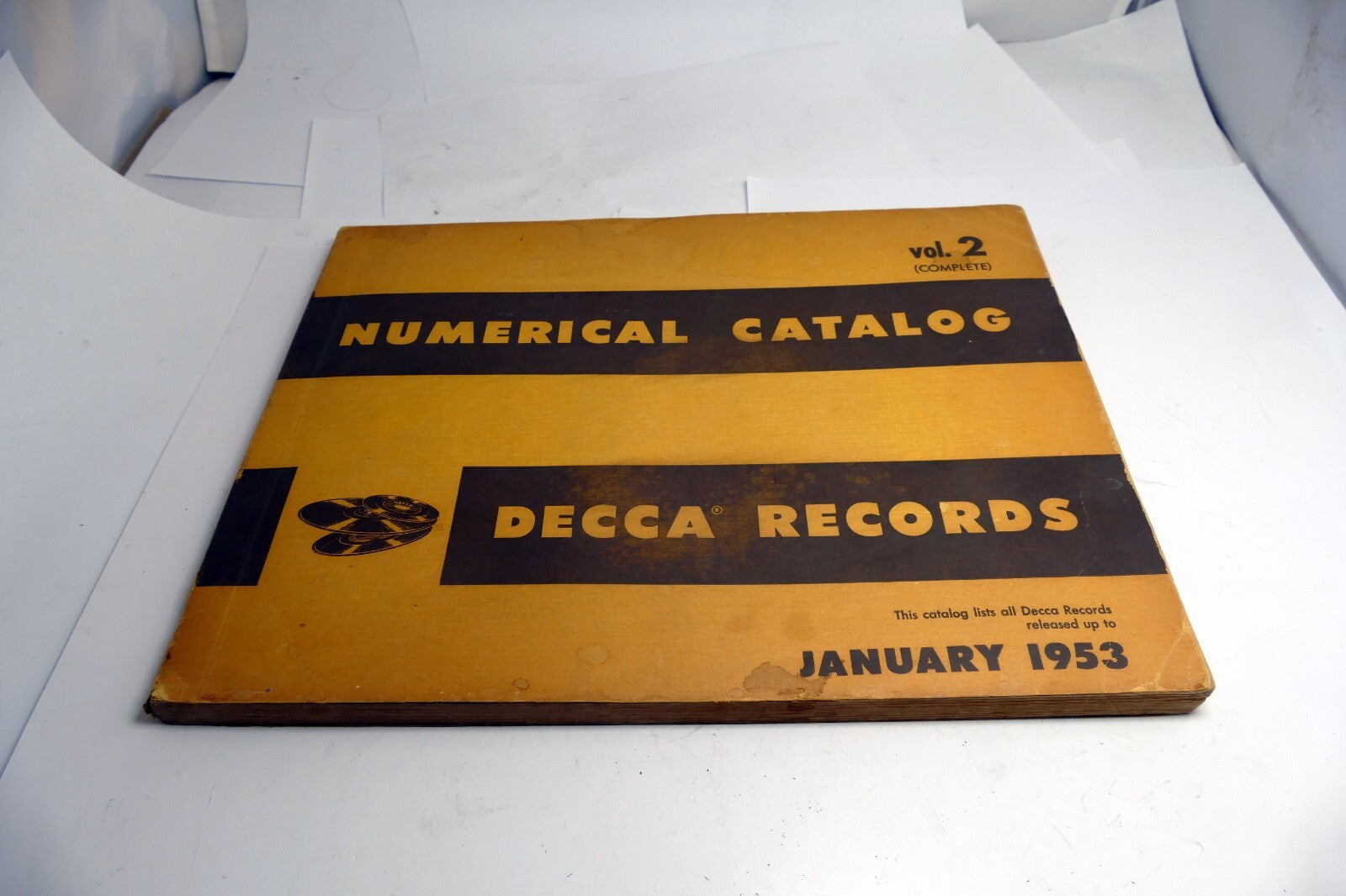 Decca Records Catalog Reference Guide January 1953 LP 45 78 33 1/3 RPM Vol 2