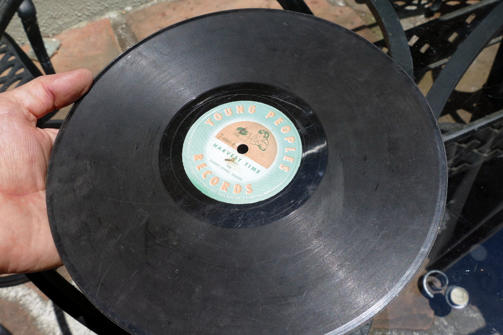 1940's-50's Harvest Time Young Peoples Records 10" 78 rpm 1 2 9001