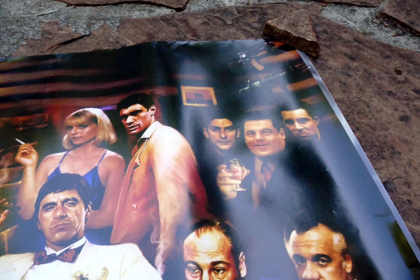 THE MEETING - TV & MOVIE GANGSTER Mafia Cosa Nostra 24x36" Large wall poster