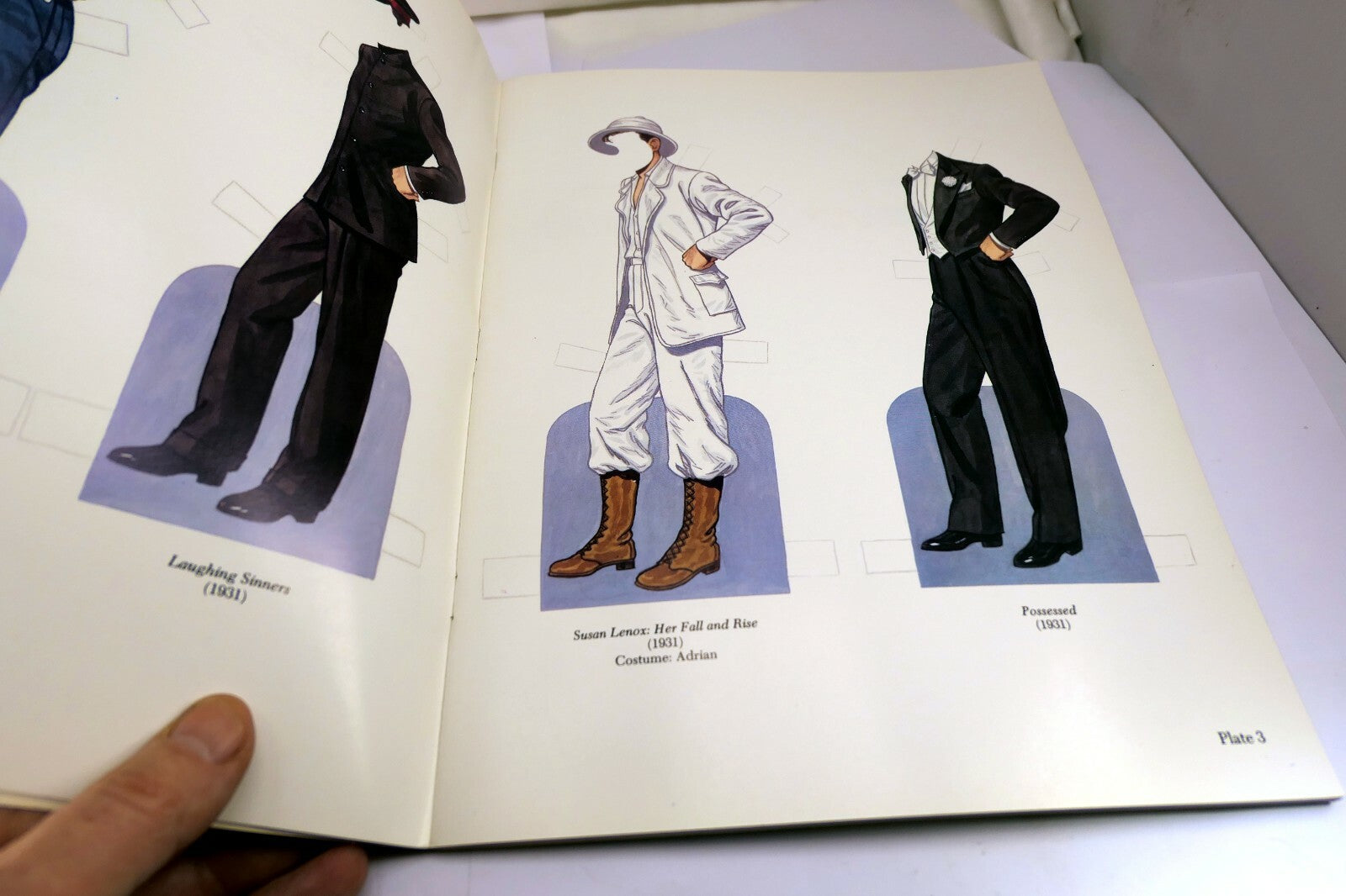 Clark Gable Paper Dolls in Full Color by Tom Tierney (1986, Paperback )