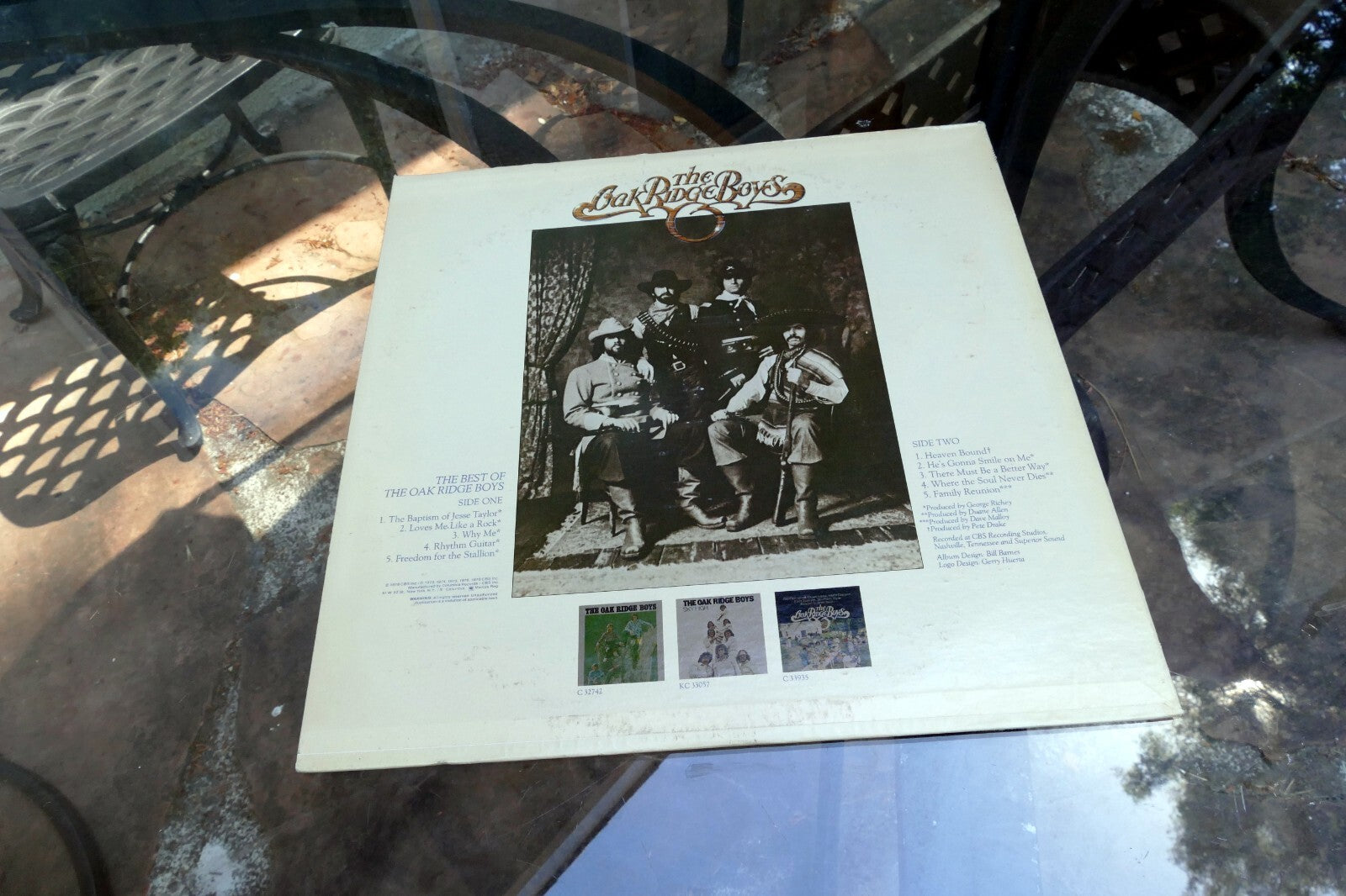 OAK RIDGE BOYS The Best of  Vinyl LP PC-35302 Greatest Hits  1978 CBS