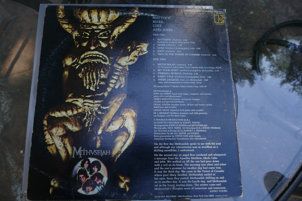 METHUSELAH Matthew Mark Luke and John Vinyl LP Record Stereo Elektra EKS-74052