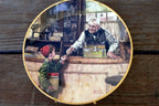 NORMAN ROCKWELL "Back to School" Plate 1990 84-R70-12.1 Limited Edition