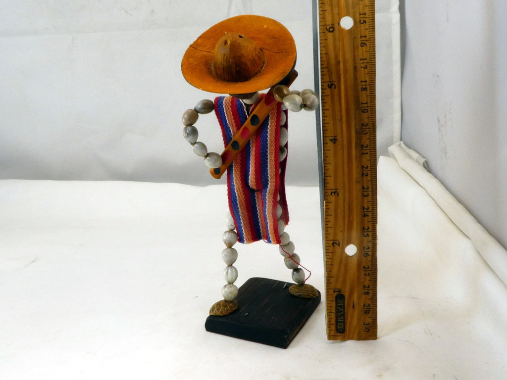 South American Doll Toy Handcraft Traditional dried nuts