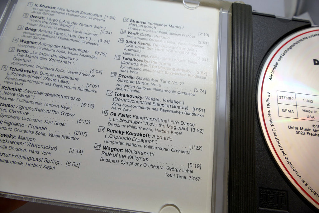 100 Meisterwerke Masterpieces Vol. 2 Classical Music Mozart Grieg Suppe