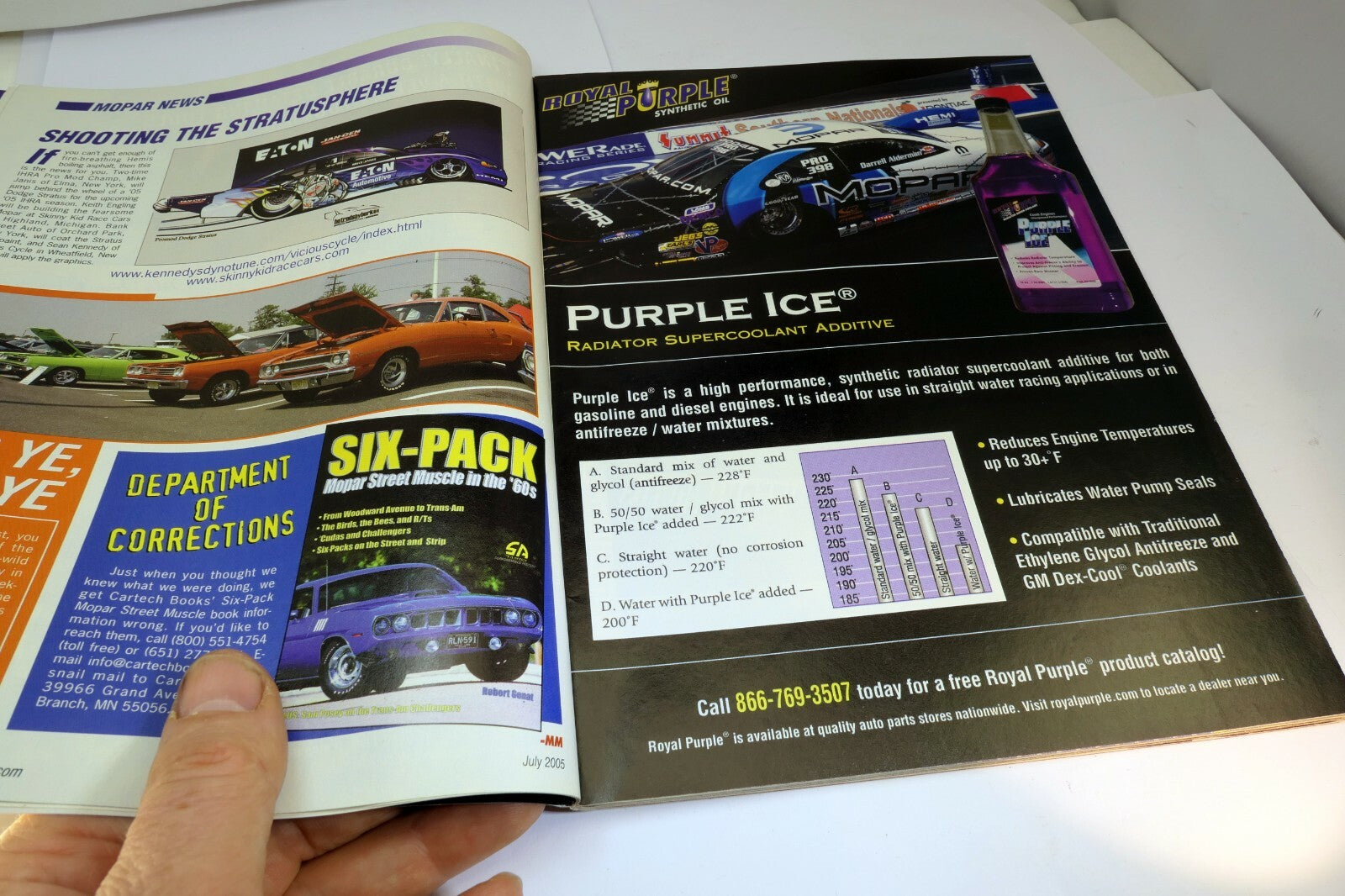 MOPAR Muscle Magazine July 2005 Magnum Head Massage, Hemi Intakes