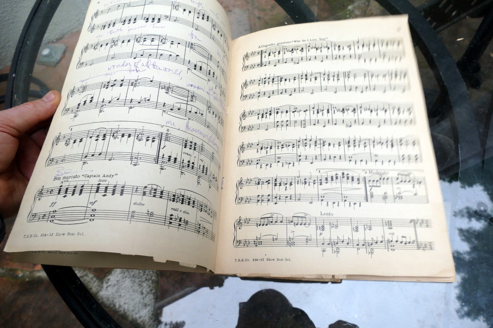 Florenz Ziegfreld Show Boat Jerome Kern Sheet Music 1928 ol' Man River