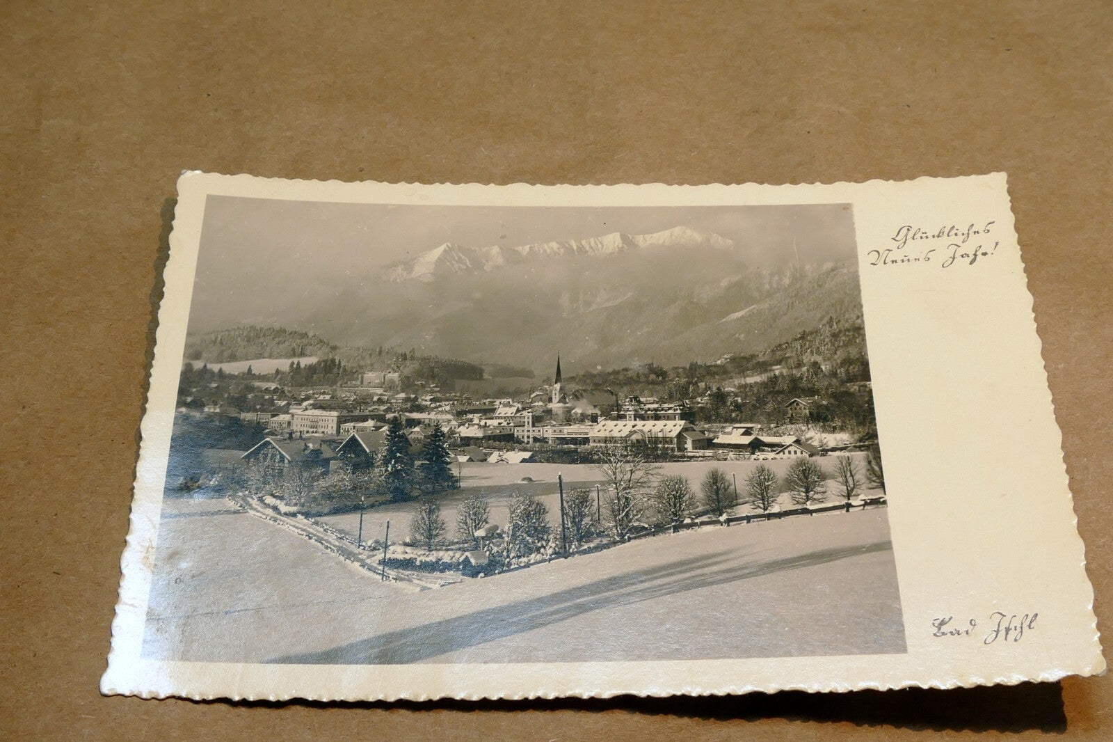 Winter landscape postcard Austria 1940  - unposted