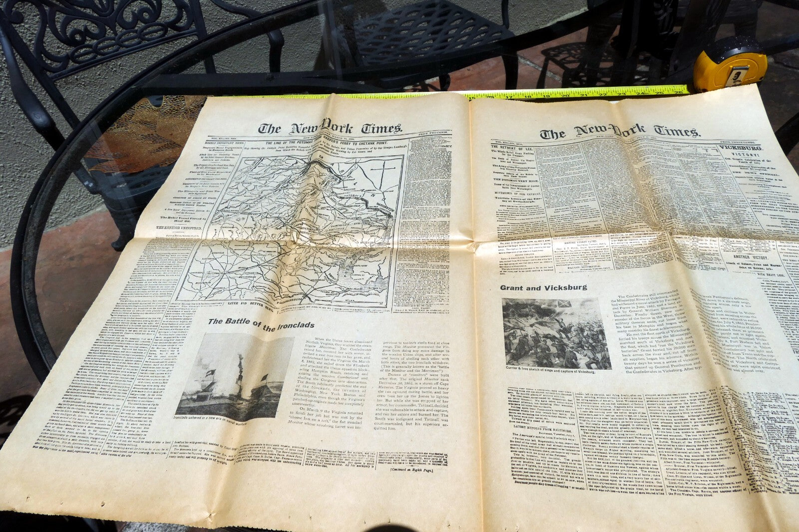 New York Times Febr. 17,  1862 Reprint Civil War Victories Kentucky & Tennessee