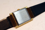 "Cecilia " Gold Tone Ladies  Watch with brown  leather strap