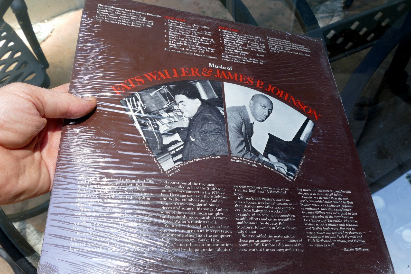 FATS WALLER JAMES P JOHNSON MUSIC LP N 021 Smithsonian Collection 1979 RCA