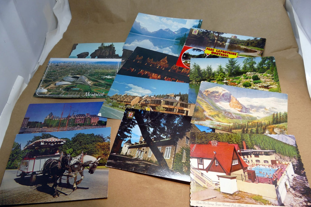 Mix lot of posted Postcard from Canada lot of of 12  1990's