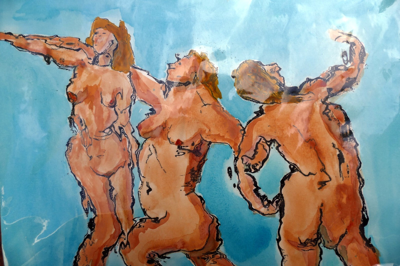 Three graces 11x14" by steve lewis print numbered #1