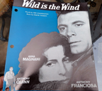 Wild is the wind washington tiomkin johnny mathis sheet music 1957 soundtrack