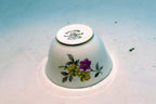 REGENCY ENGLISH BONE CHINA SUGAR BOWL Yellow and Pink