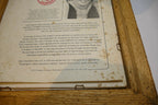 Jody Bergsma 1981 "You Pick Up My Pieces" Print 2029/7500 Framed 10X12"