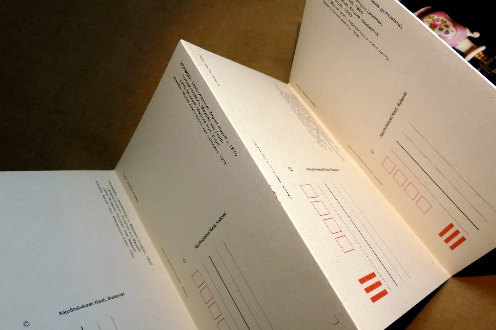 Kamp Museum Zsambek Hungary Budapest Folding Postcards unposted 226/861 4707-000