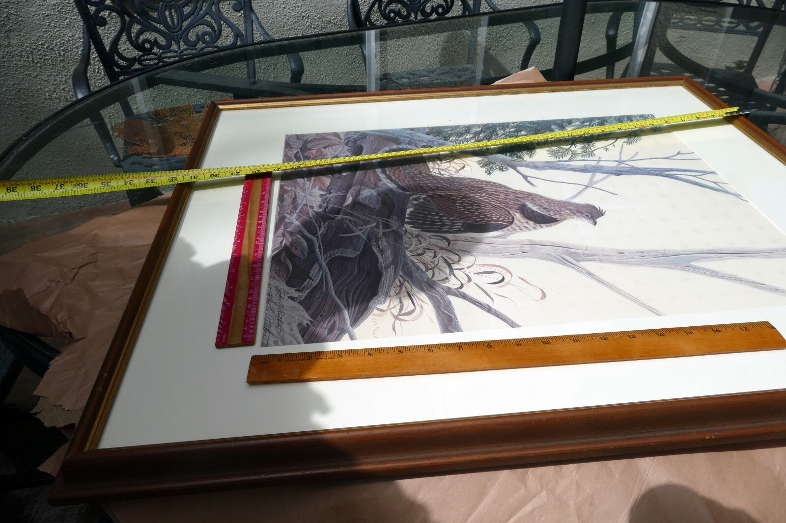 John A Ruthven Signed Numbered Limited Edition Print "Ruffed Grouse" 18X24