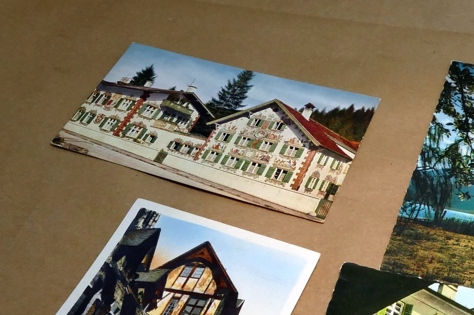 Salzburg Austria  Munchen Unposted Postcard Lot pack of 4 Towns 1960's