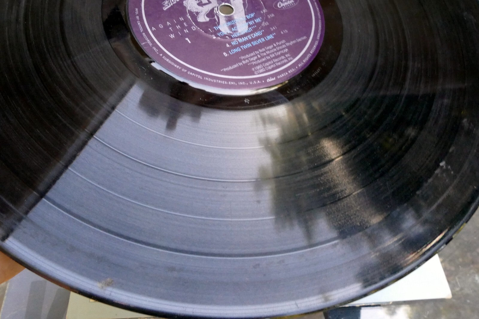 BOB SEGER AGAINST THE WIND LP Vinyl SOO 12041 1980 Original Capitol Records