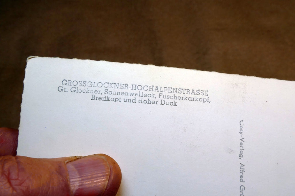 Sonnenwalleck Hohe Dock Alps  Austria postcard 1940's  - unposted