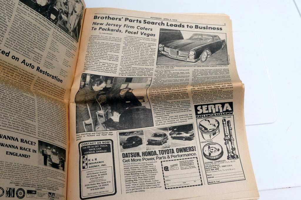 April 1979 Auto Week Magazine Volvo claims Turbine engine 200SX Datsun Mustang