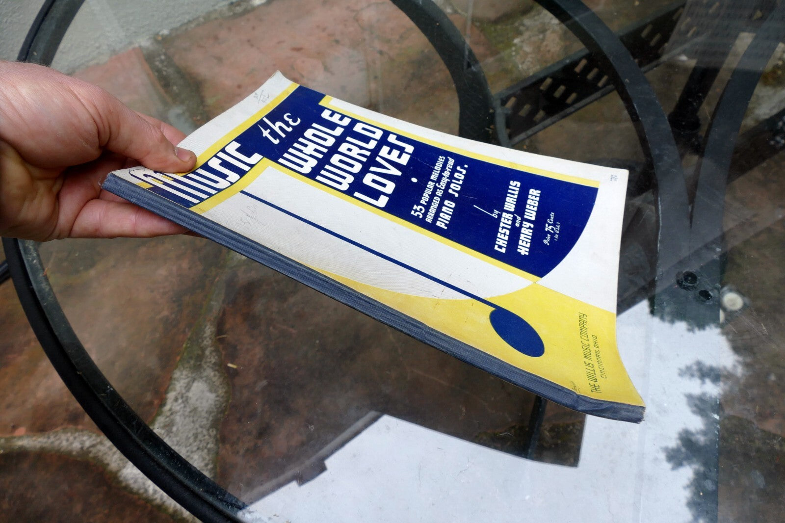 53 Whole world Loves Piano Solos Sheet music Willis Weber 5624 DIXIE LAND 1936