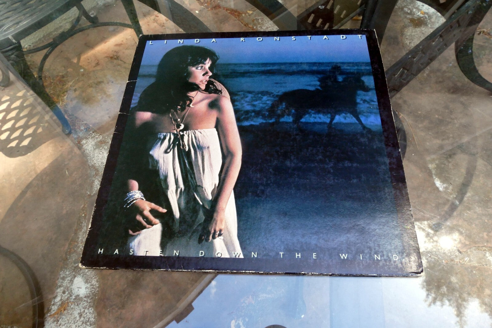 Linda Ronstadt Hasten Down The Wind Vinyl LP 7E-1072 1976 Elektra/Asylum 0698
