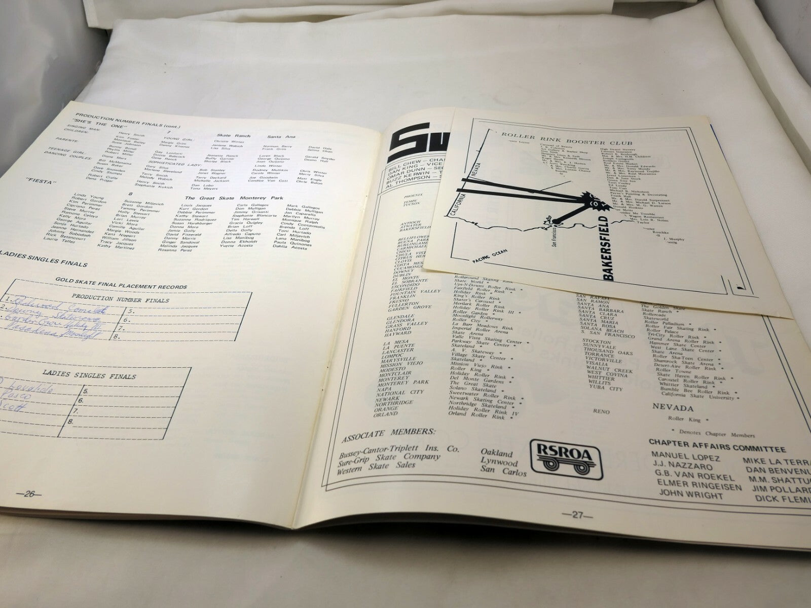 Gold Skate Classic 12th 1977 Program competition  BOOK BROCHURE