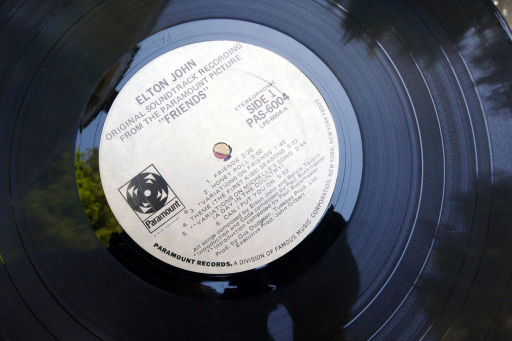 ELTON JOHN, ORIGINAL vinyl  LP, FRIENDS Soundtrack, 1971 Elton John VG Paramount