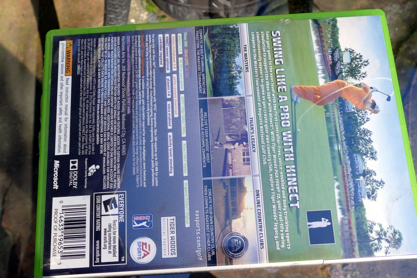 Tiger woods pga tour 13 (for microsoft xbox 360)