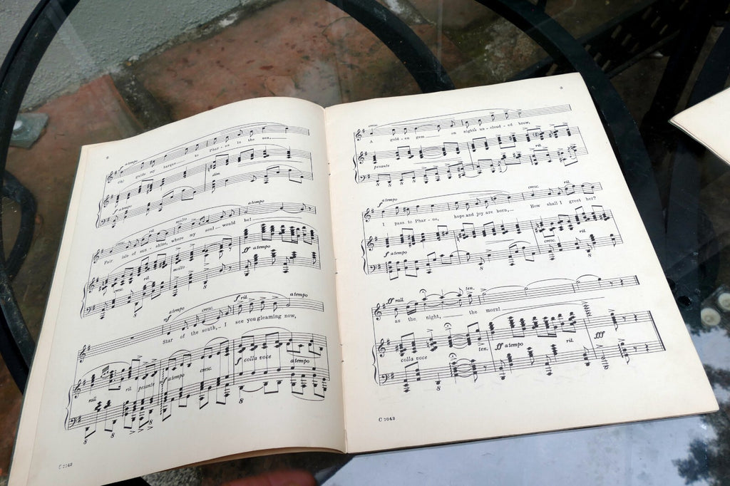 Songs Of The Southern Isles Edward Teschemacher Hermann Lohr SHEET MUSIC 1924