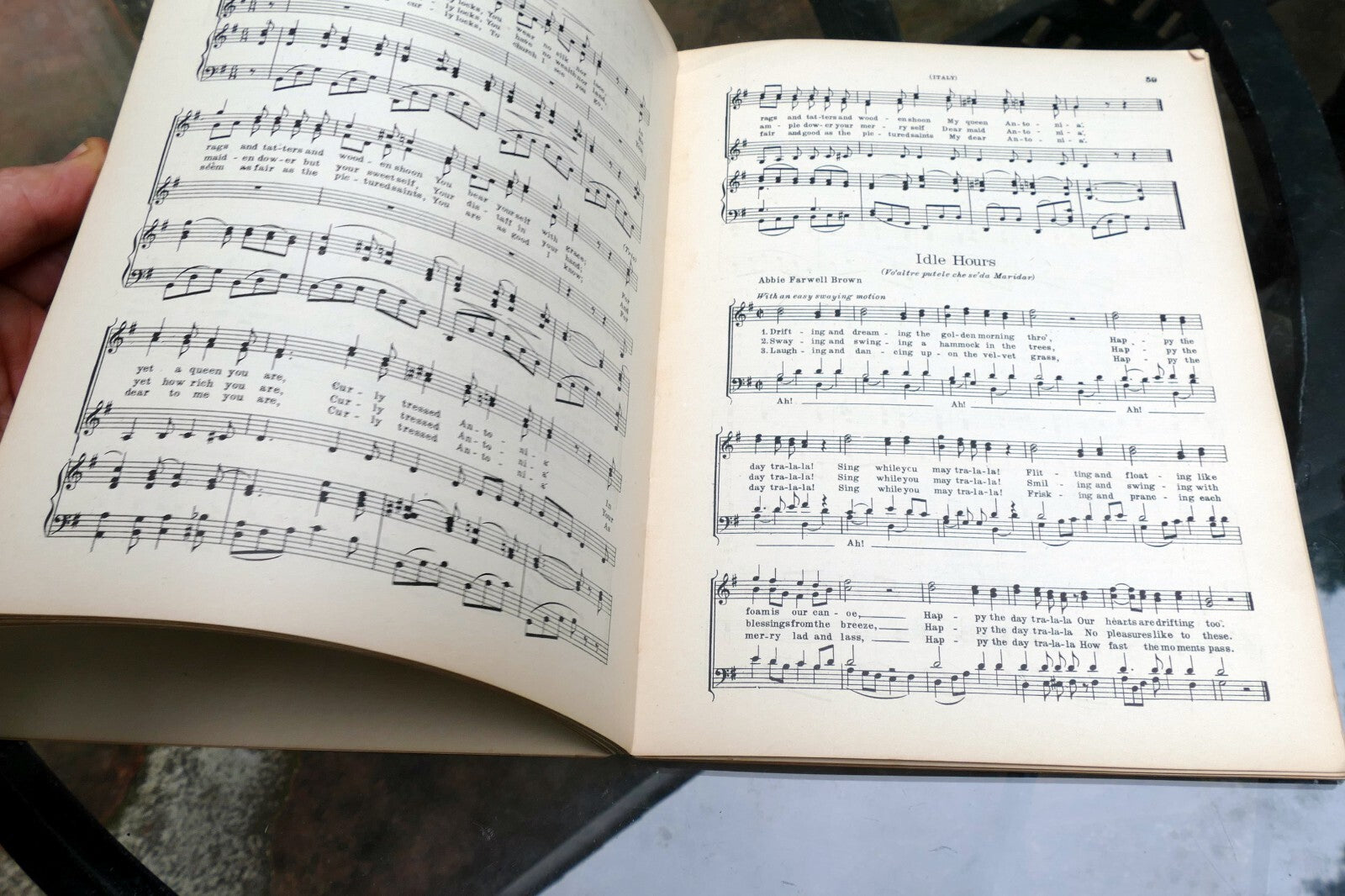 1910 LAUREL One Hundred Folk-Songs Sheet music Gilbert Birchard & co. Boston