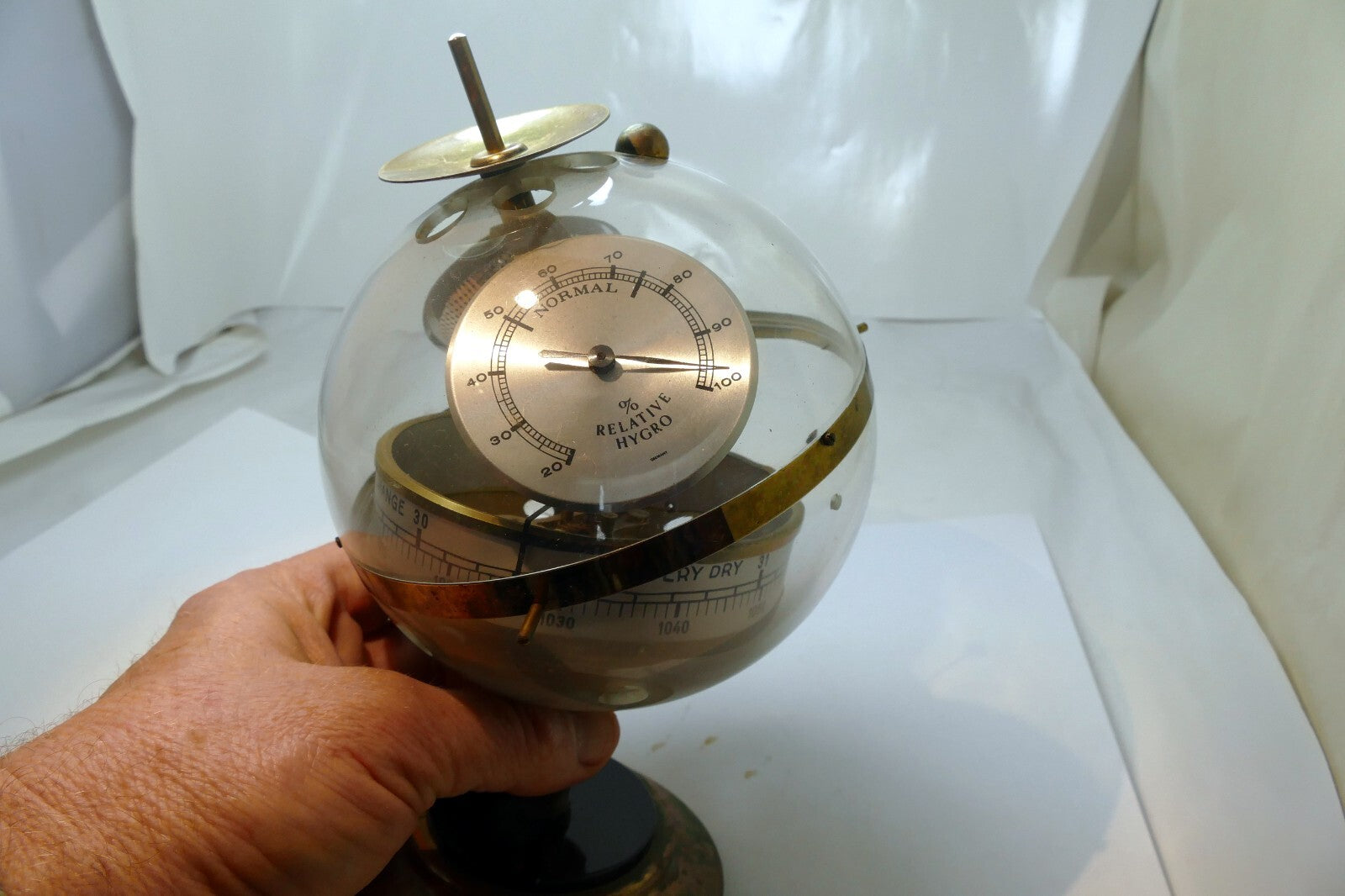BGM Barometer Brass Sputnik West Germany