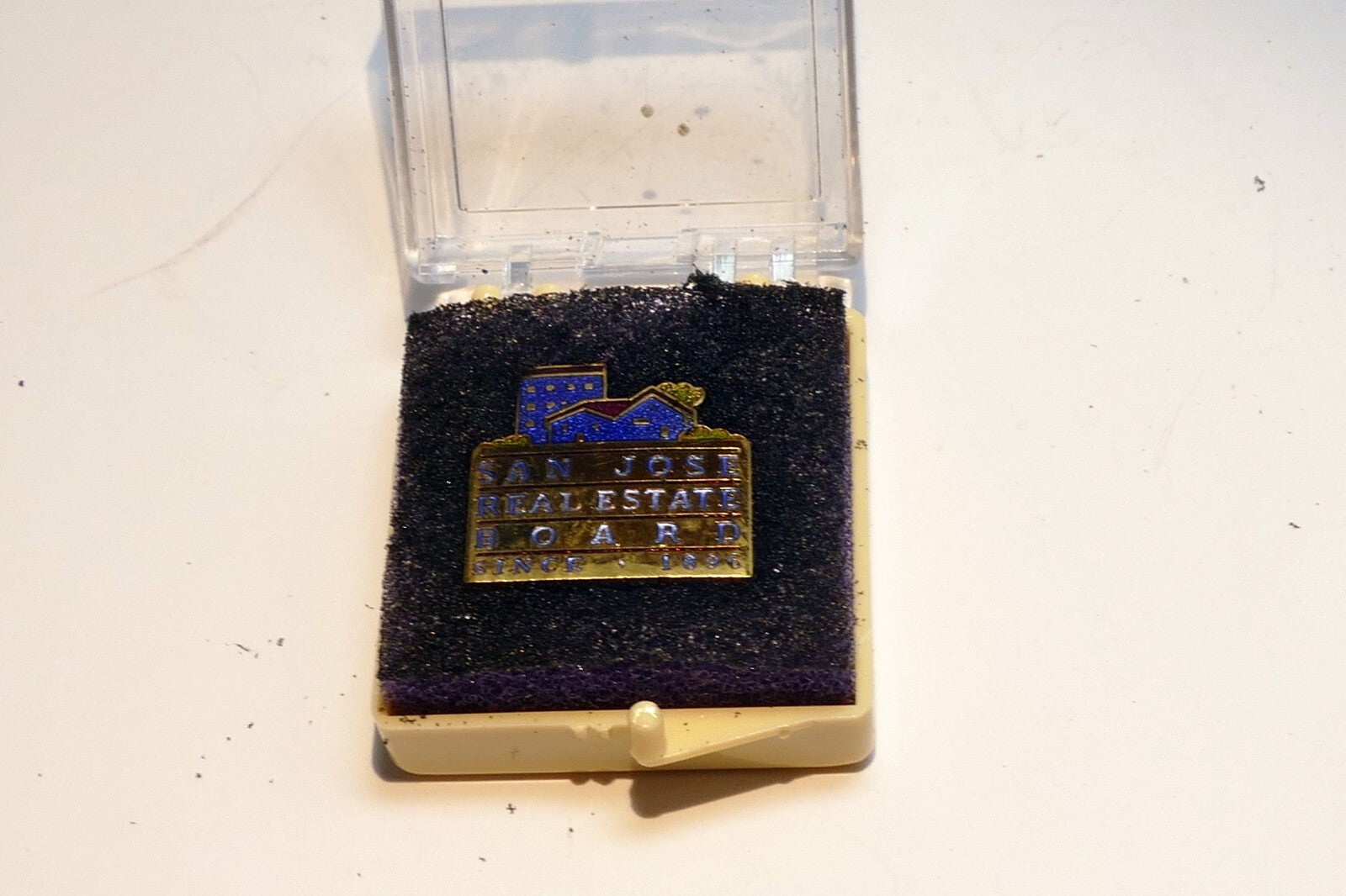 San Jose California USA Real Estate Board pin badge Realtor