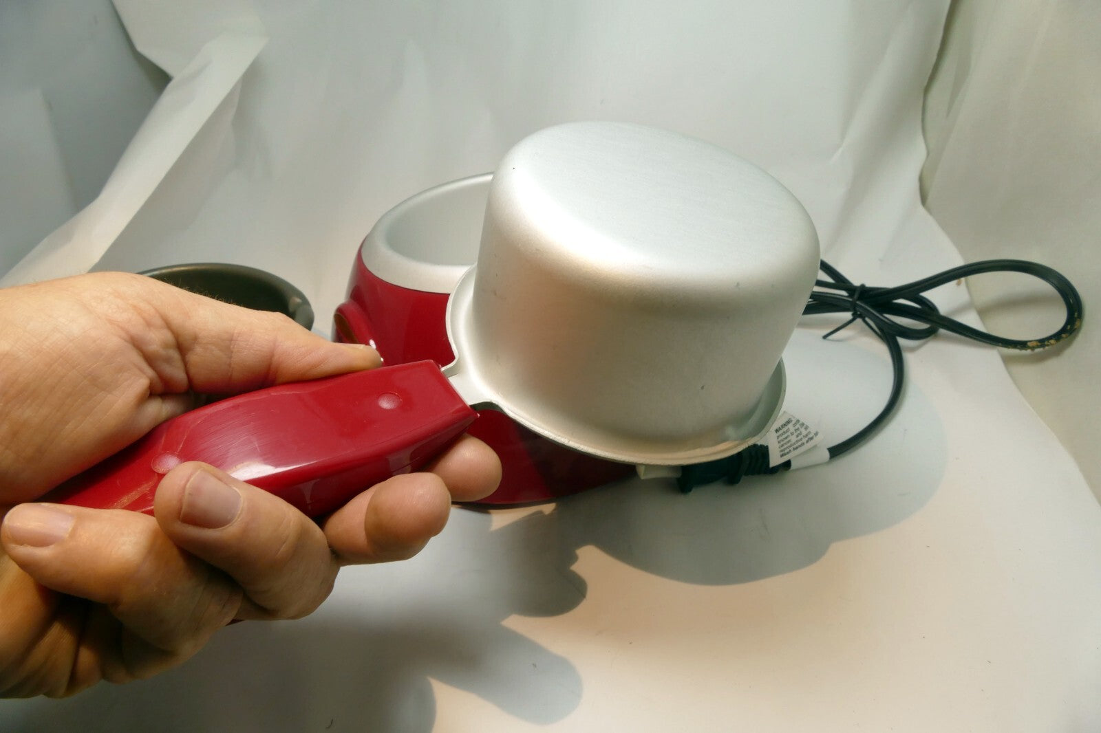 Cook's Essentials Red Chocolate Treat Maker With 2 MELTING POTS - CECM1R2